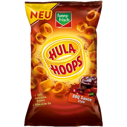 Funny-Frisch Hula Hoops BBQ Sauce